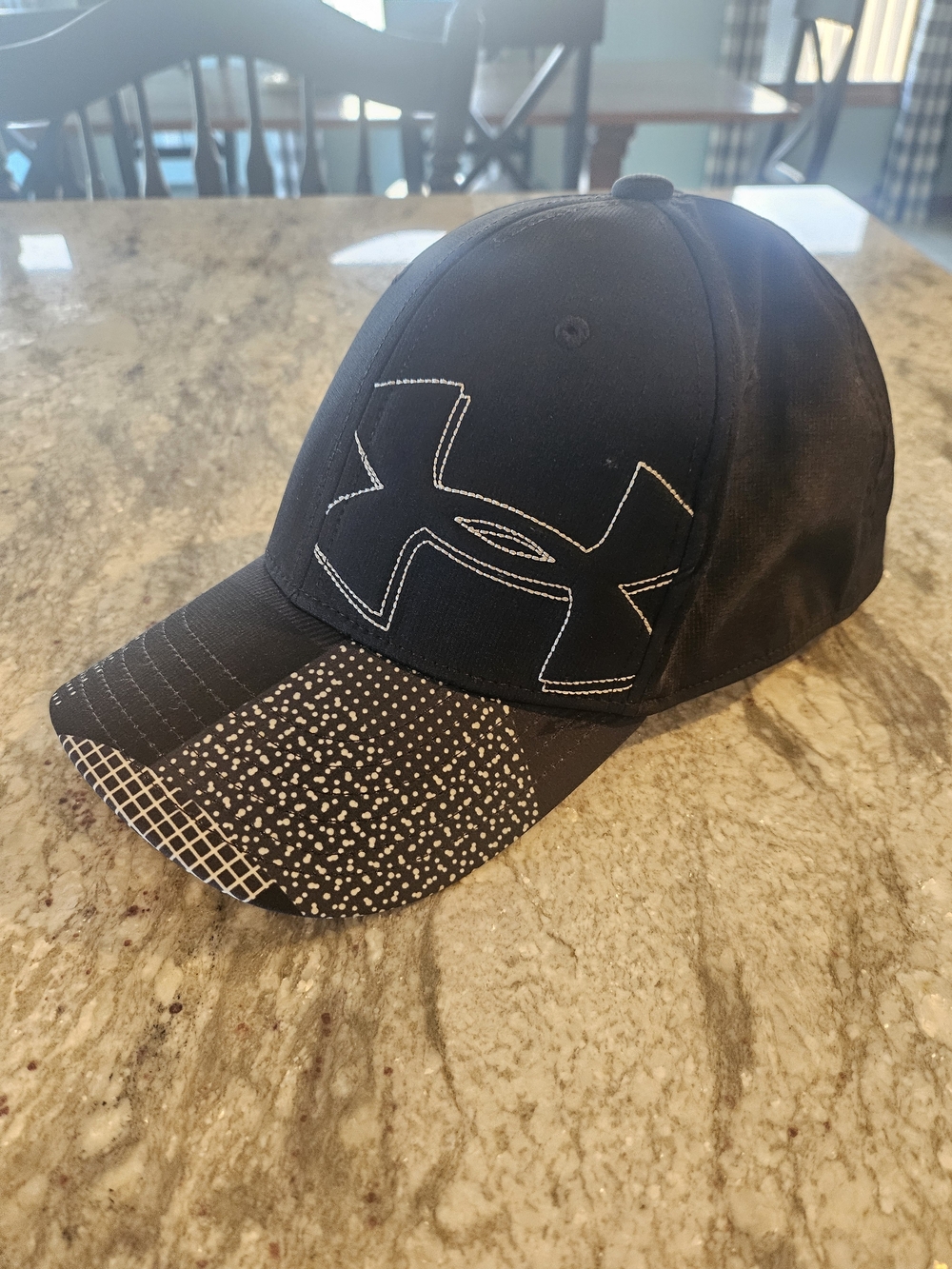 Youth Size Under Armour Black Logo Baseball Cap